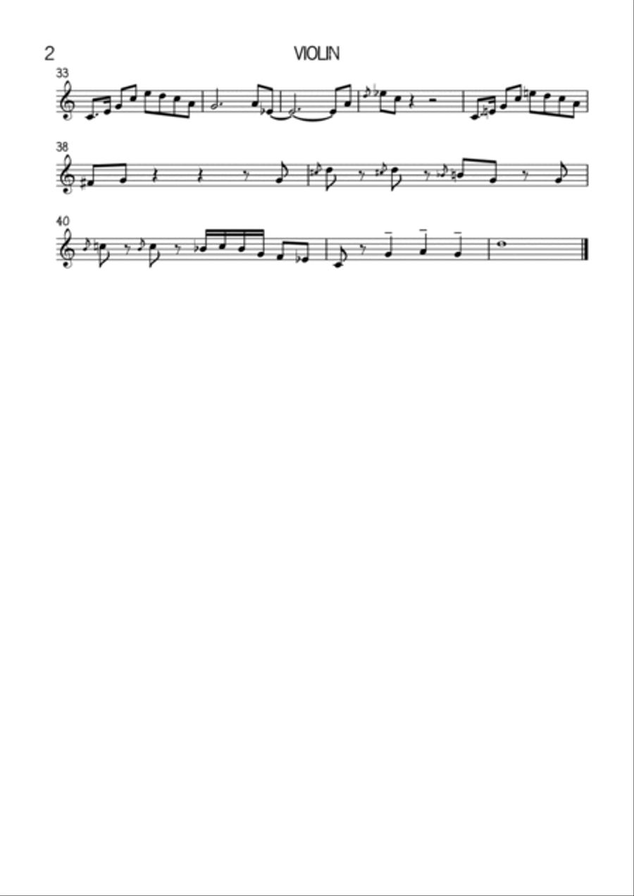 Baby Elephant Walk Baby Elephant Walk String Duet scores gallery preview page 2