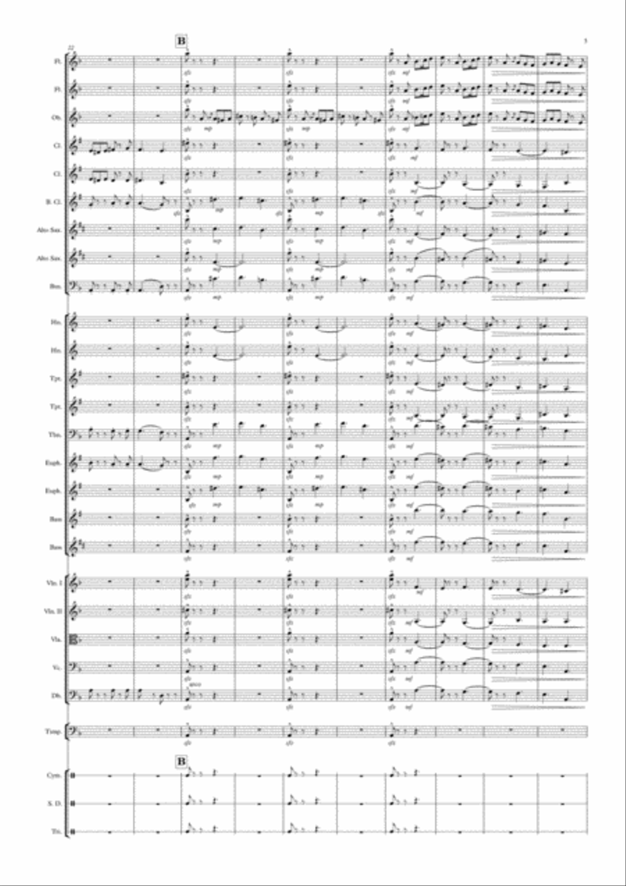 Funeral March of a Marionette Full Orchestra scores gallery preview page 3
