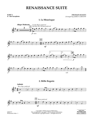 Renaissance Suite - Pt.2 - Eb Alto Saxophone