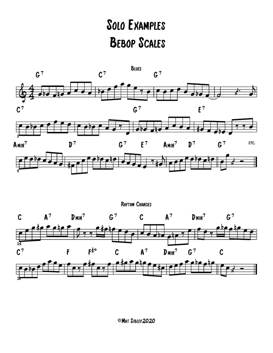 Exercises for Developing Jazz Improvisation Bb Version Small Ensemble scores gallery preview page 4