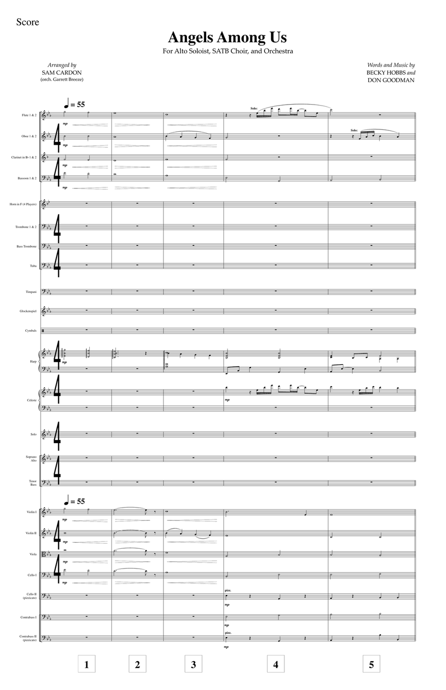 Angels Among Us Choir scores gallery preview page 2