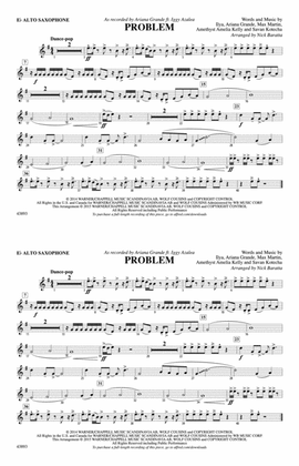 Book cover for Problem: E-flat Alto Saxophone