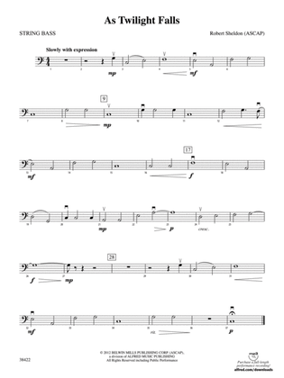 As Twilight Falls: String Bass