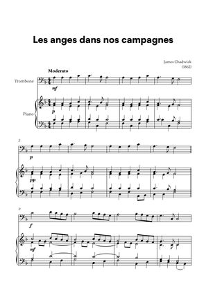 Book cover for Les anges dans nos campagnes (for Trombone and Piano)