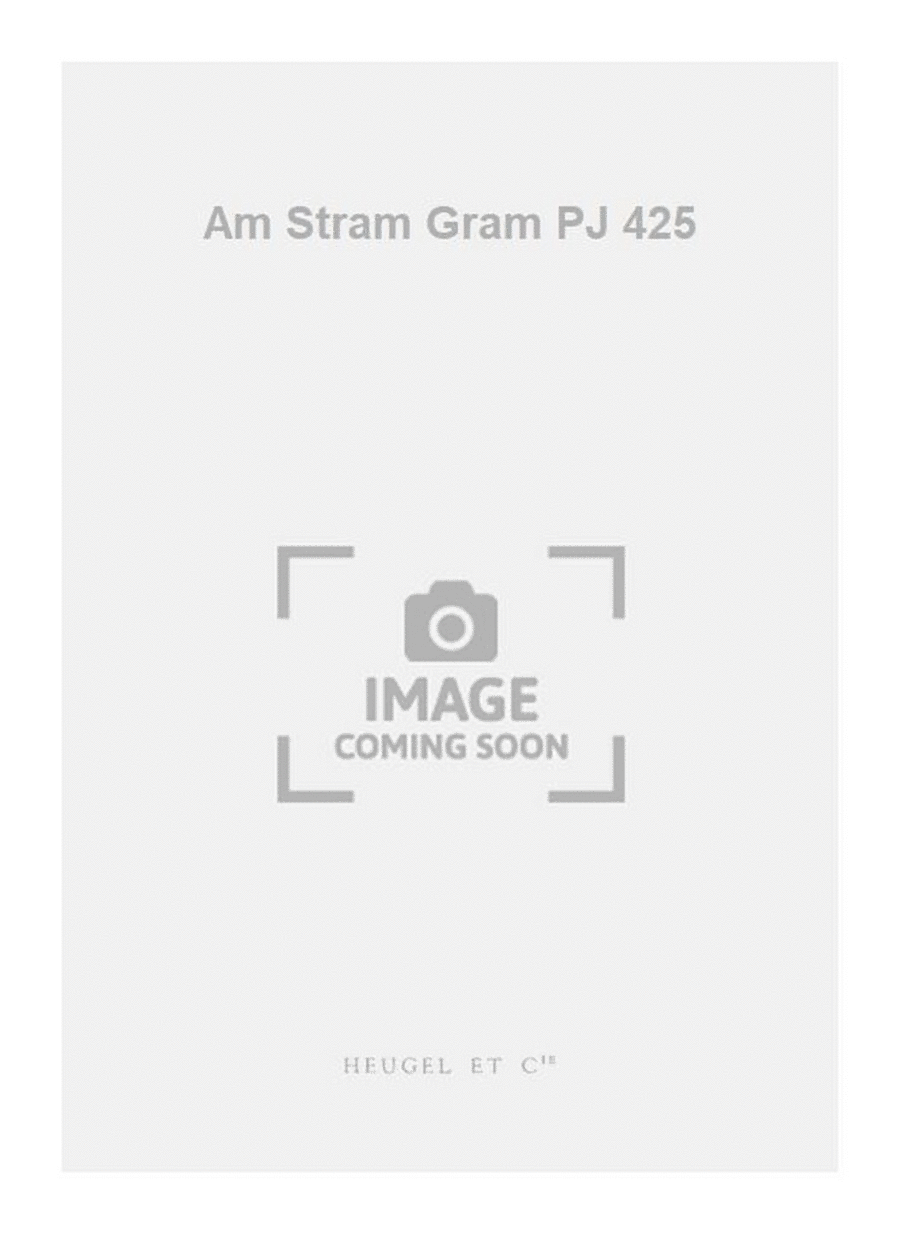 Am Stram Gram PJ 425 4-Part scores gallery preview page 1