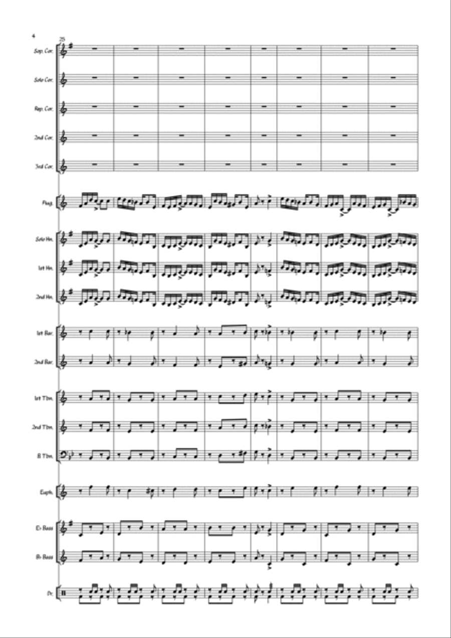 Elite Syncopations - Brass Band Brass Band scores gallery preview page 6
