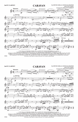 Book cover for Caravan: 2nd B-flat Clarinet