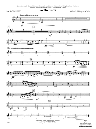 Aethelinda: 2nd B-flat Clarinet
