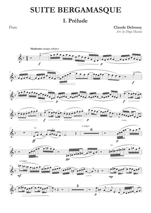 Prelude from "Suite Bergamasque" for Flute and Piano