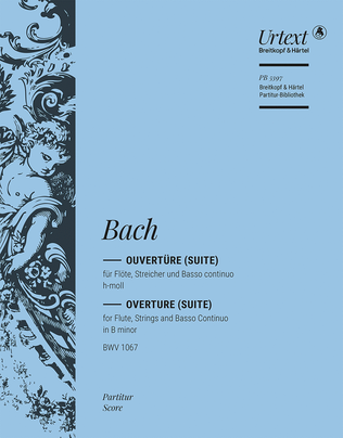 Book cover for Overture (Suite) No. 2 in B minor BWV 1067