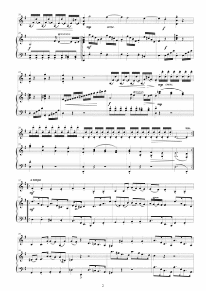 Mozart - Violin Sonata No.4 in G major KV 9 for Violin and Piano - Score and Part image number null
