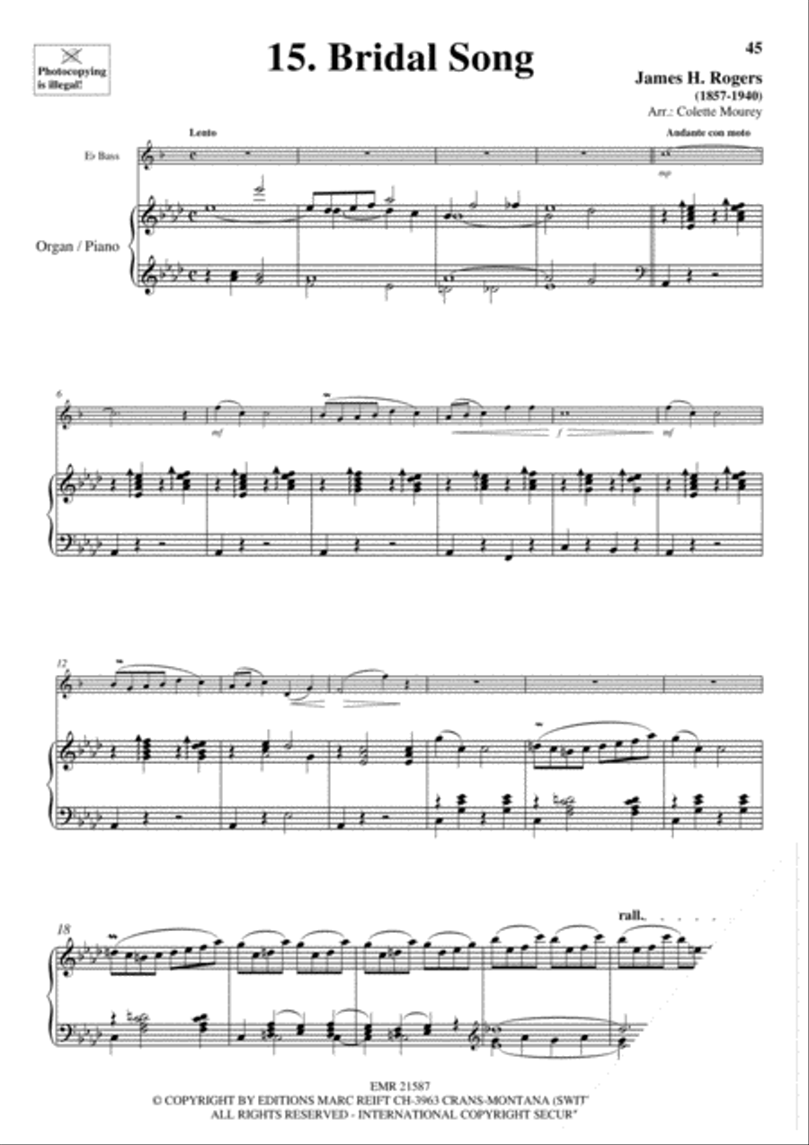20 Greatest Wedding Solos Organ scores gallery preview page 17