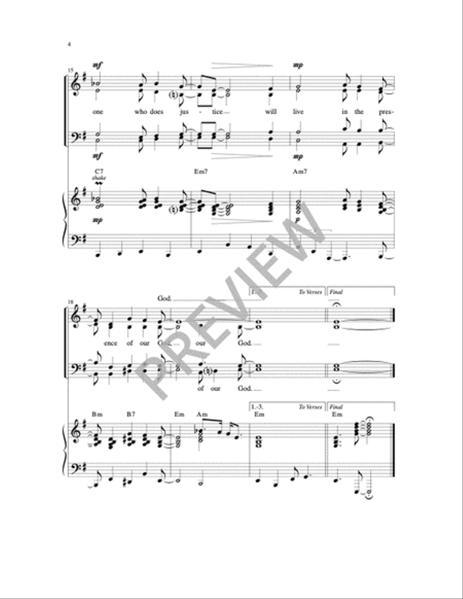 Doing Justice 4-Part scores gallery preview page 4