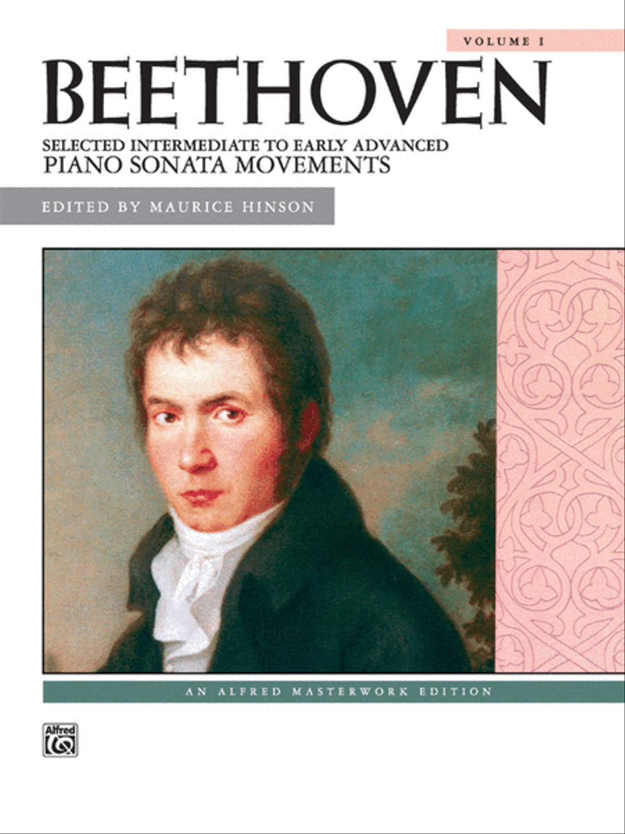 Beethoven -- Selected Intermediate to Early Advanced Piano Sonata Movements, Volume 1 Piano Solo scores gallery preview page 1