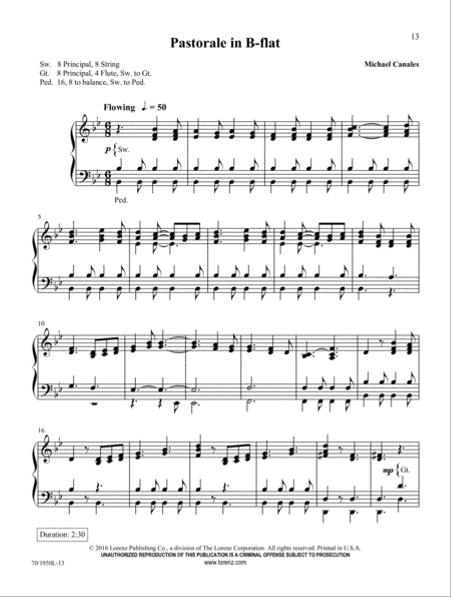 Inventions for Worship Organ Solo scores gallery preview page 6