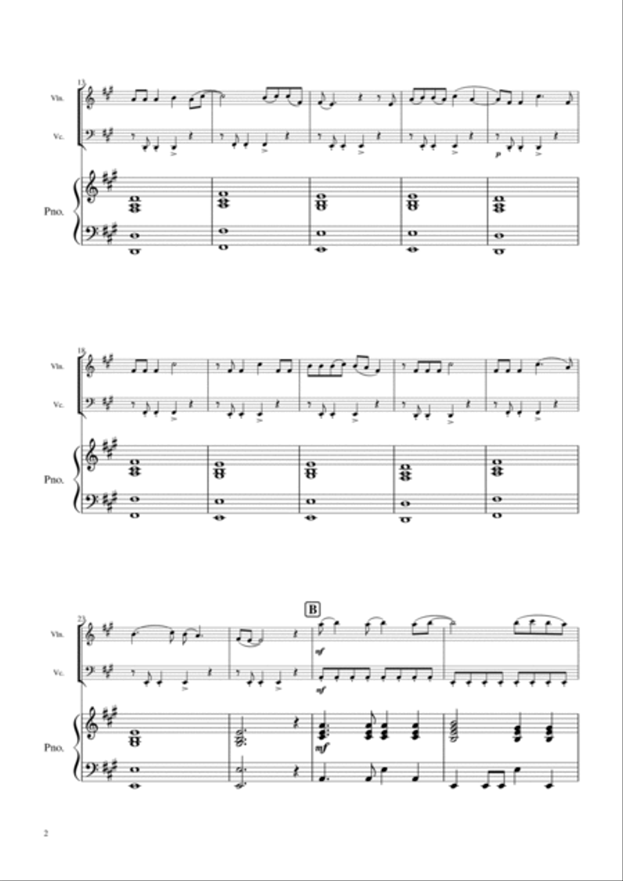 Wildest Dreams Wildest Dreams Piano Trio scores gallery preview page 4