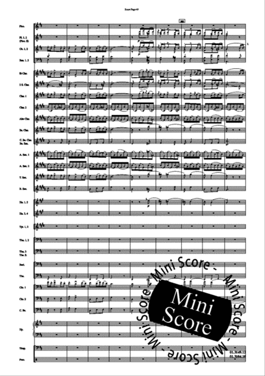 Scheherazade Concert Band scores gallery preview page 109