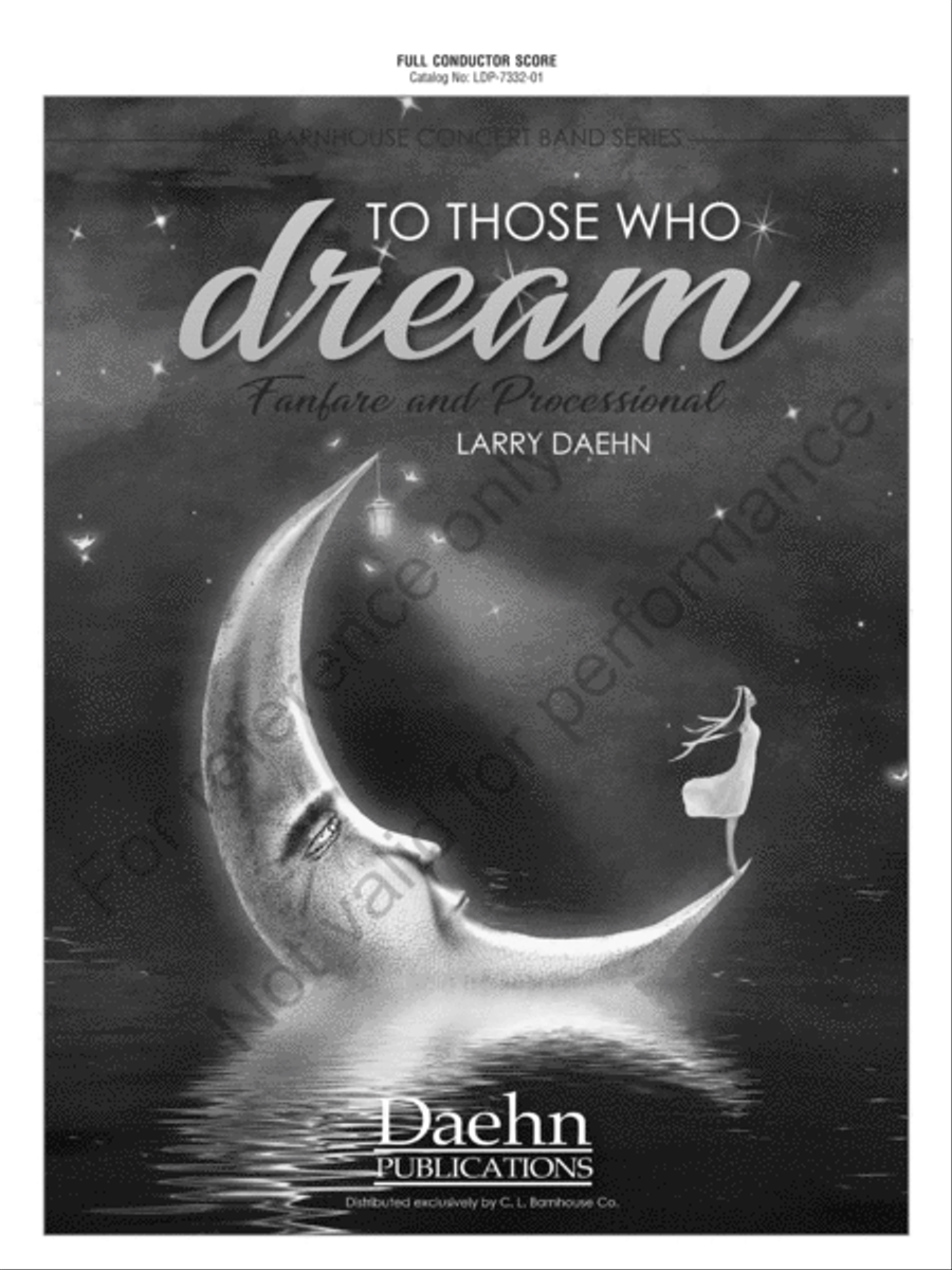 To Those Who Dream Concert Band scores gallery preview page 2