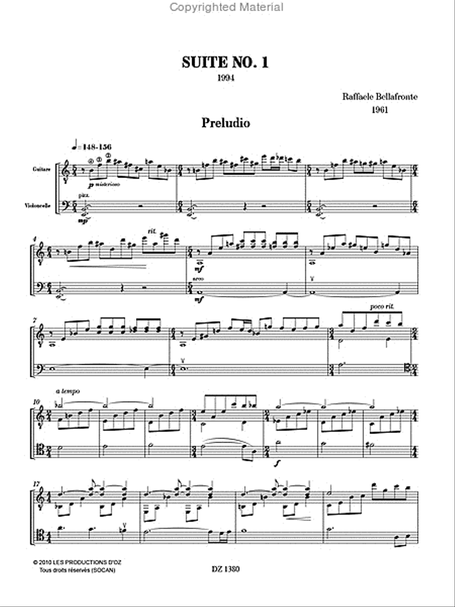 Suite No. 1 (CD incl.) Cello scores gallery preview page 2