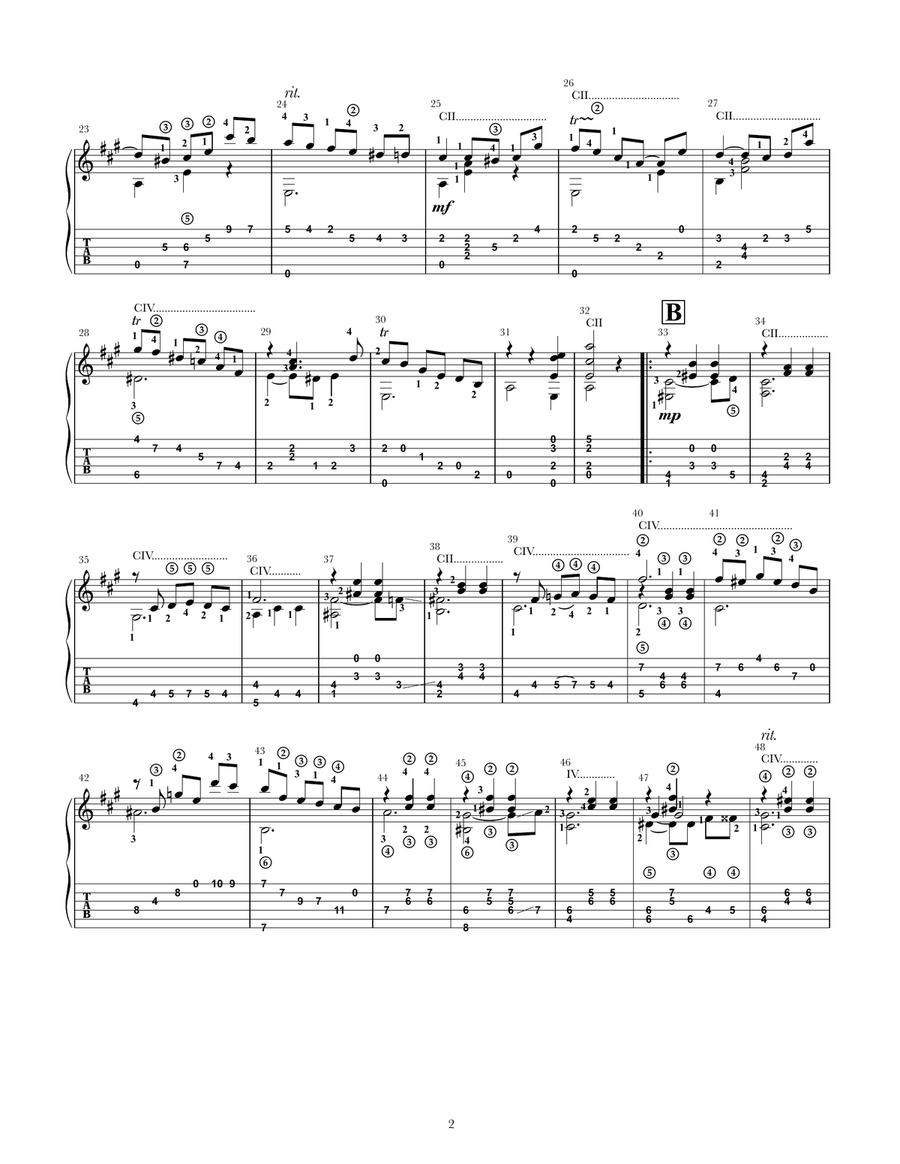 Vals (op. 8, no. 1 Chamber Music scores gallery preview page 2