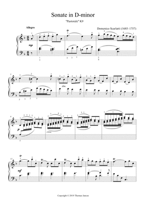 Sonata in D minor "Pastorale"