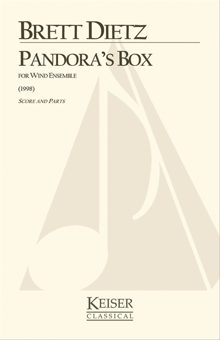 Pandora's Box Woodwind Ensemble scores gallery preview page 1