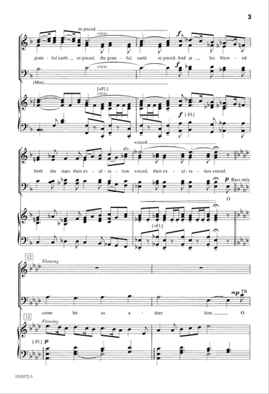 Gesu Bambino Gesu Bambino 4-Part scores gallery preview page 3