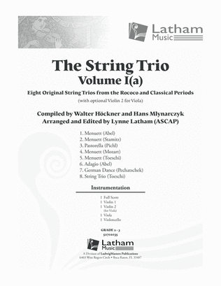 Book cover for The String Trio: Vol. I(a)
