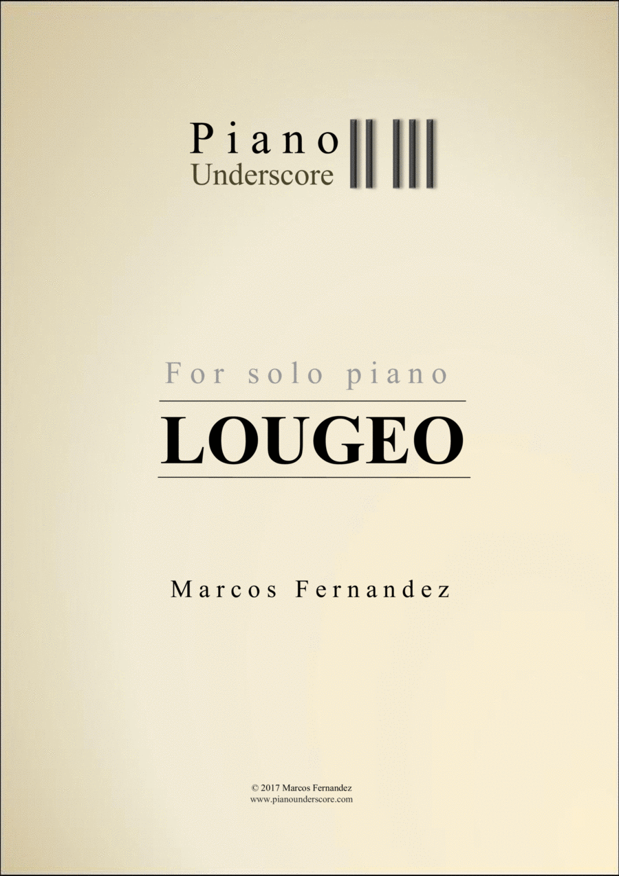 Lougeo Piano Solo scores gallery preview page 1