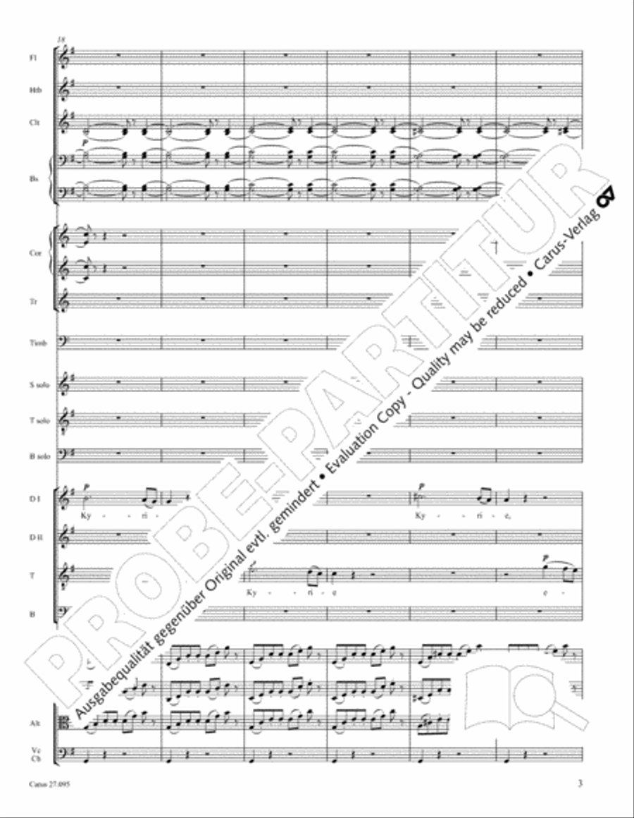 Messe solennelle de sainte Cecile STB scores gallery preview page 16