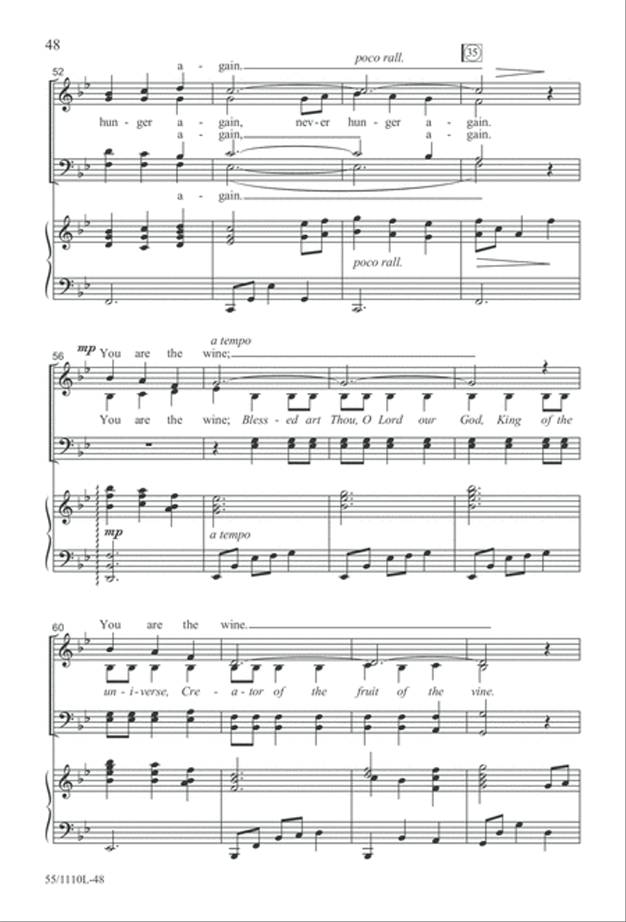 The Living Last Supper 4-Part scores gallery preview page 49