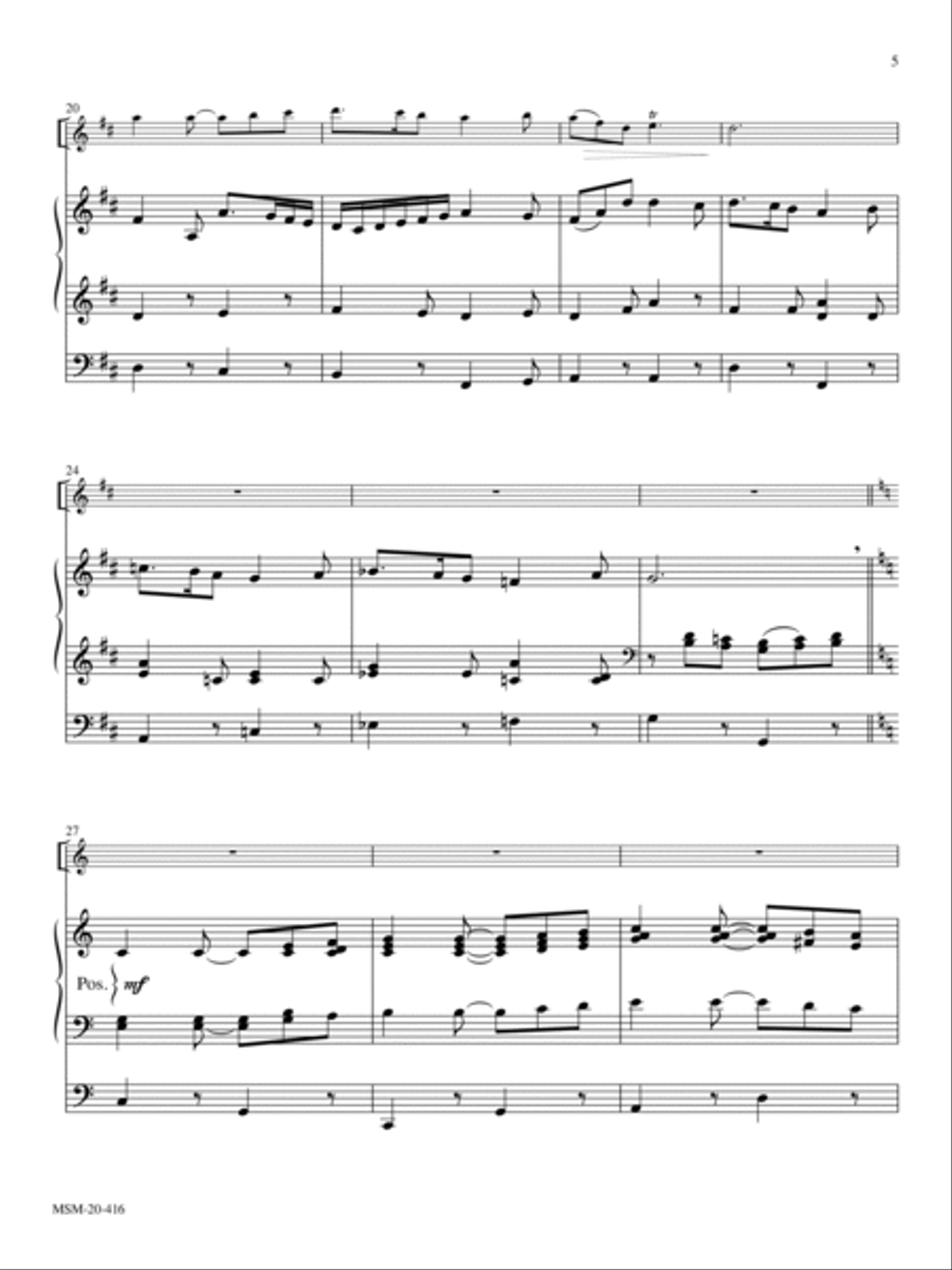 Dance Prelude and Harmonizations on Duke Street Unison Choir scores gallery preview page 3
