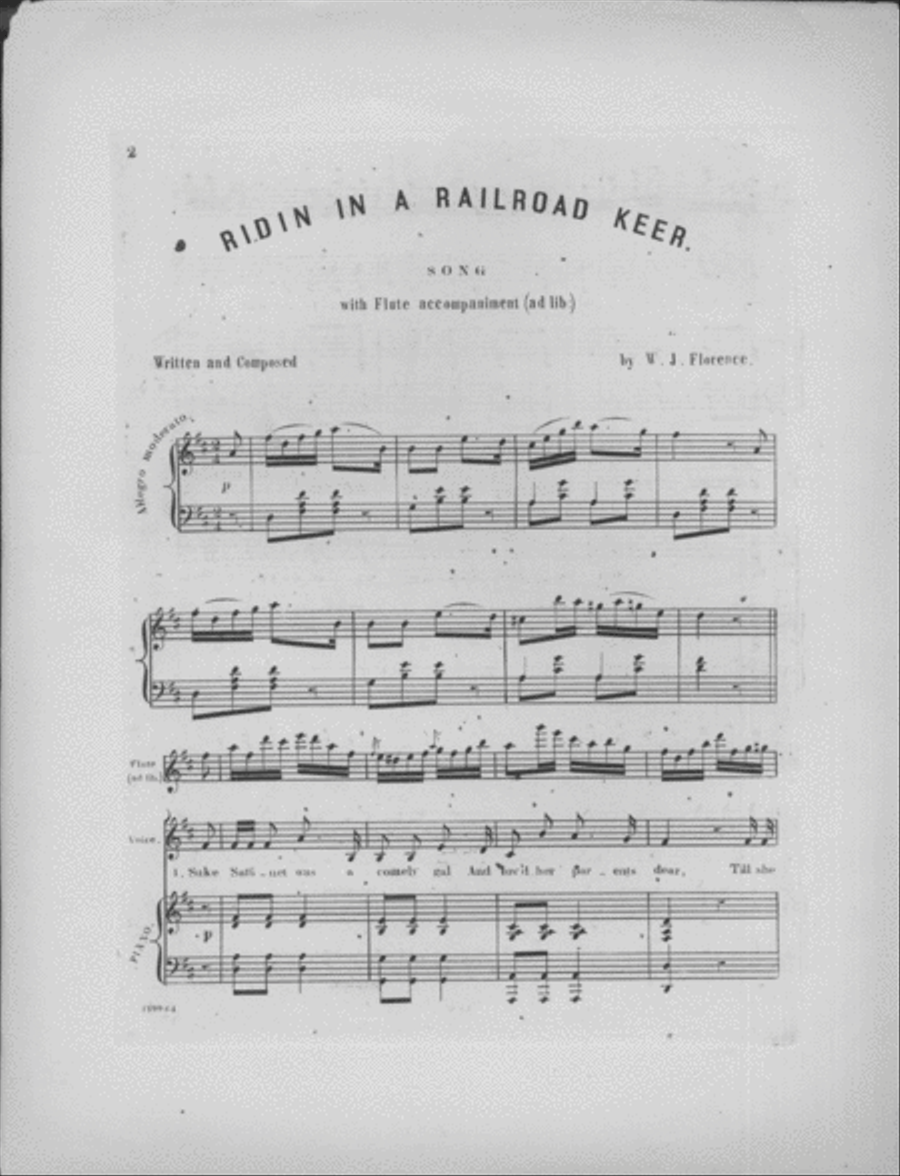 Ridin' in a Rail Road Keer Voice scores gallery preview page 2