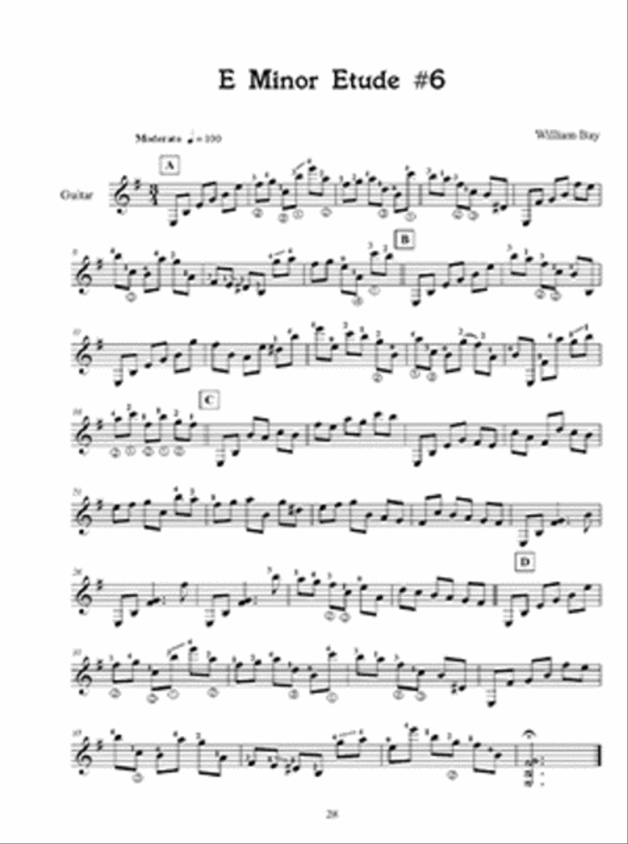 Achieving Guitar Artistry - Linear Guitar Etudes Electric Guitar scores gallery preview page 2