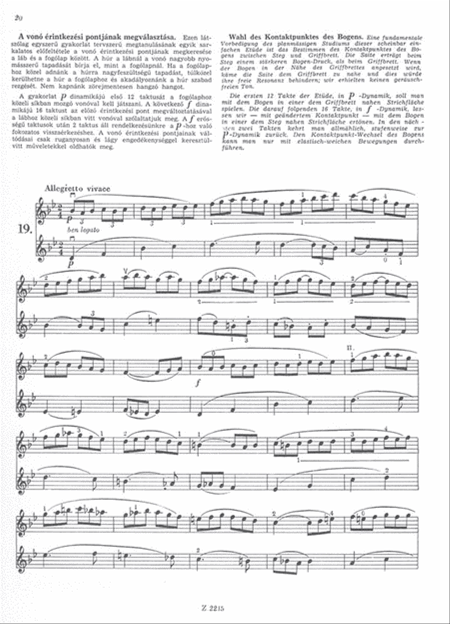 Gradus ad Parnassum II op. 38 30 fortgeschrittene String Duet scores gallery preview page 3