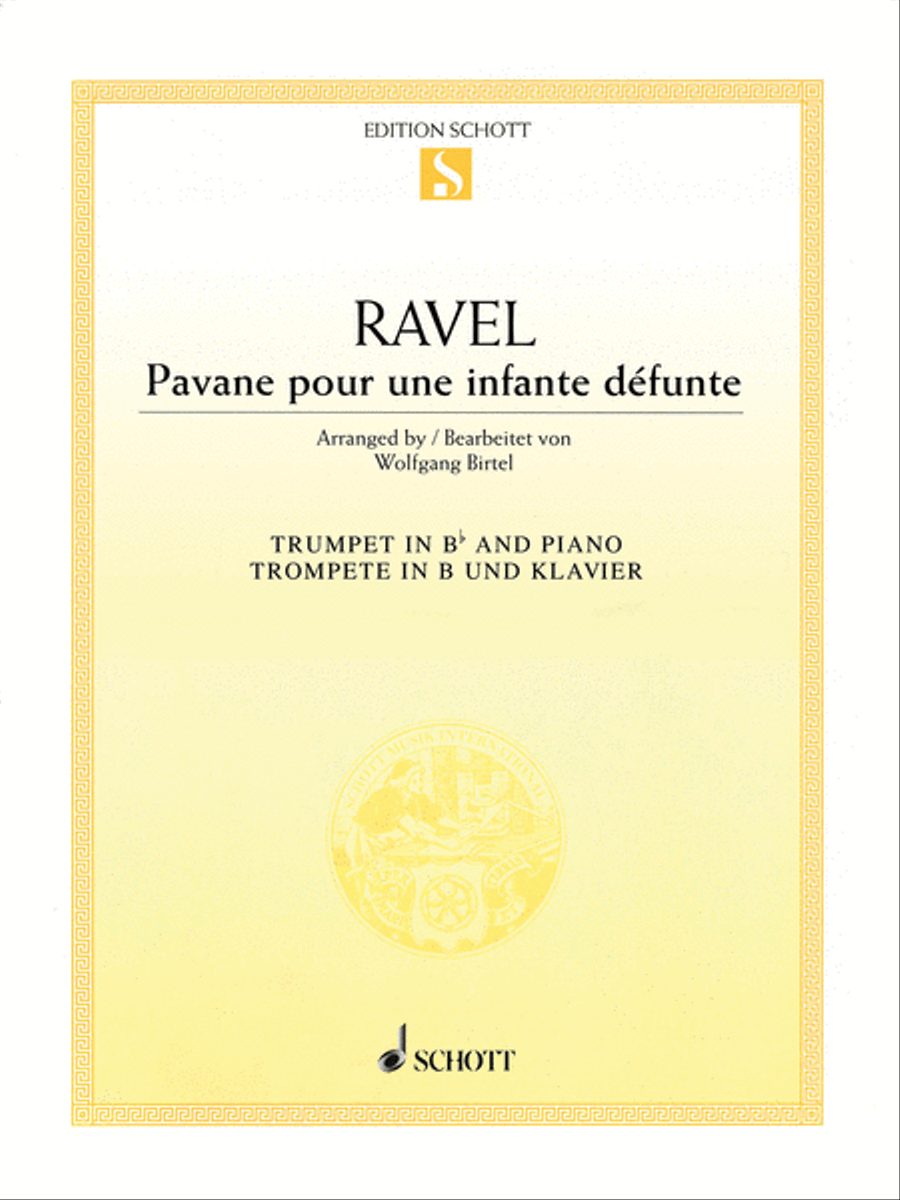 Pavane pour une infante défunte Trumpet Solo scores gallery preview page 1