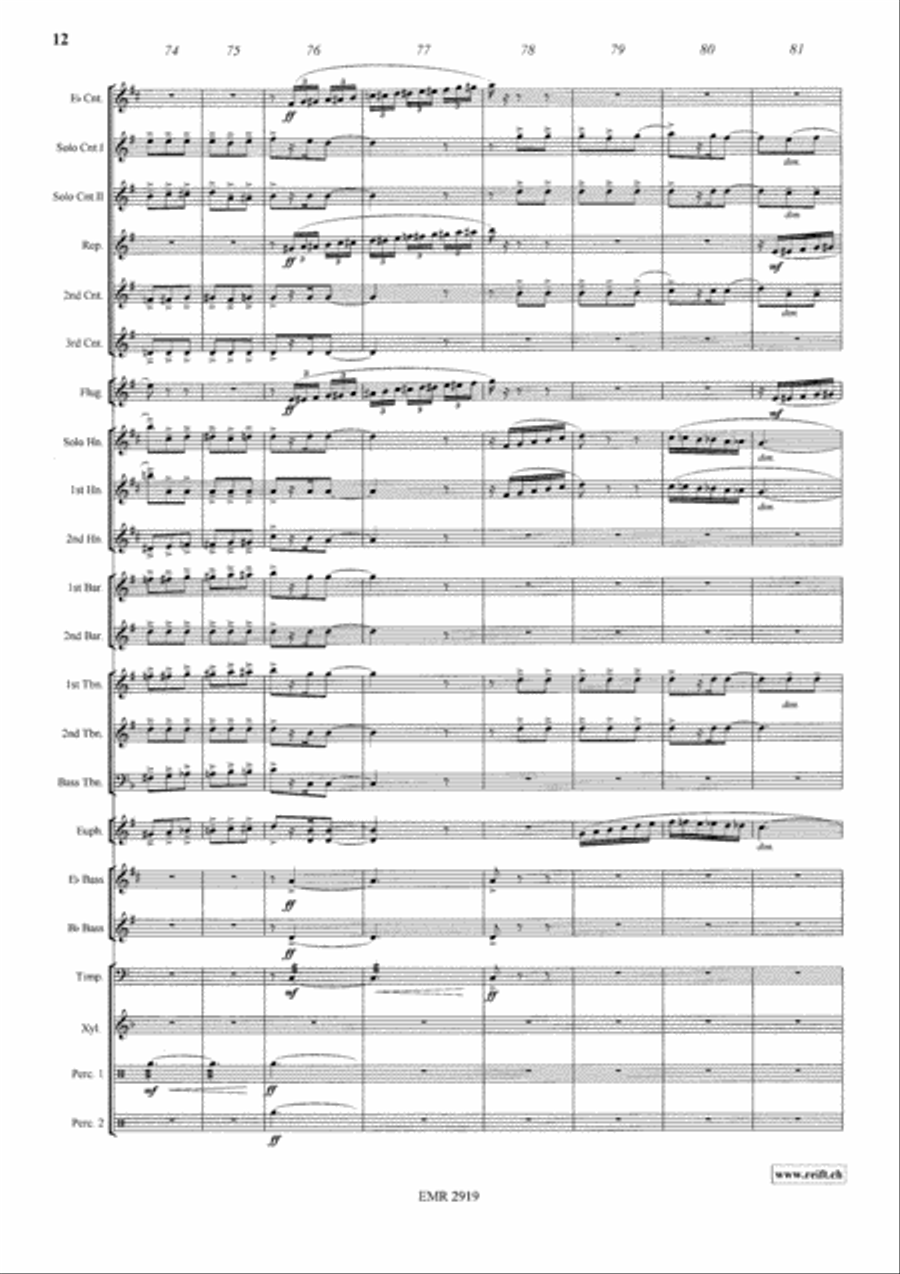 Espana Espana Brass Band scores gallery preview page 13
