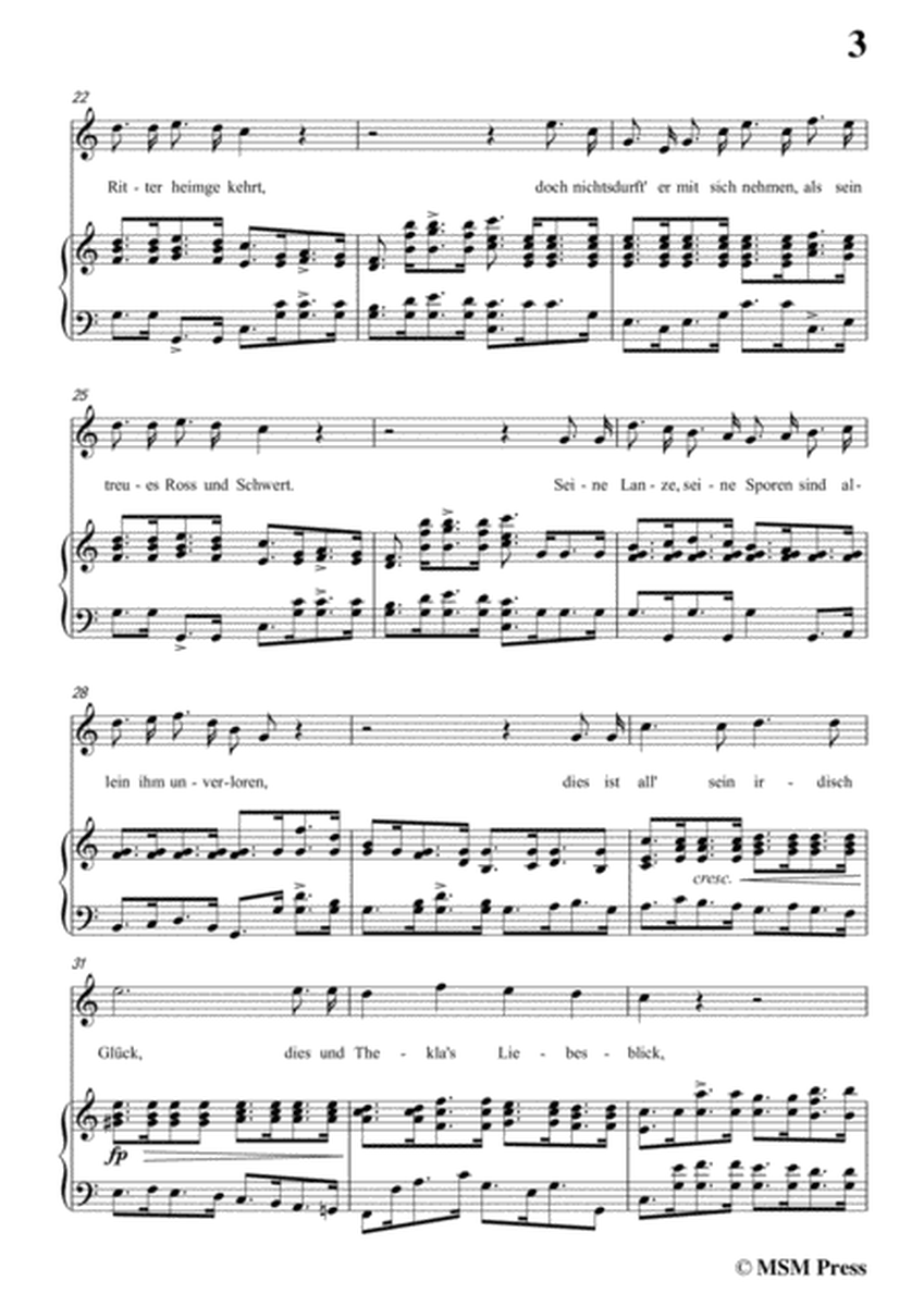 Schubert-Romanze des Richard Löwenherz,Op.86(D.907),in c minor,for Voice&Piano image number null