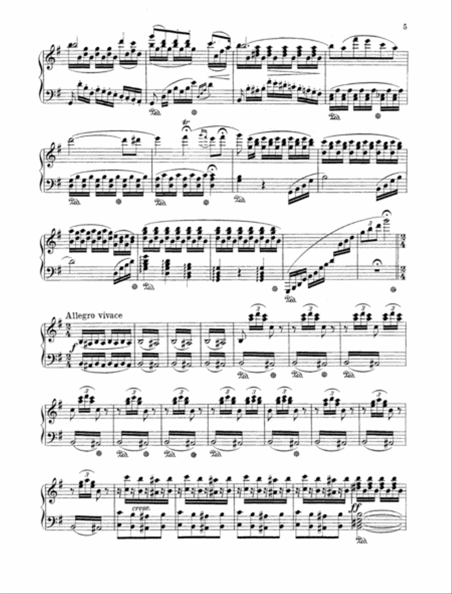 Orpheus in the Underworld Piano Solo scores gallery preview page 4