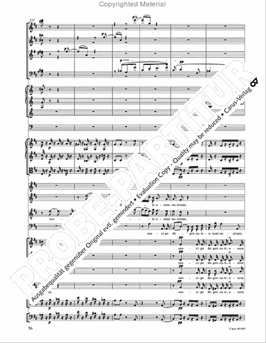 Missa solemnis Missa solemnis 4-Part scores gallery preview page 72