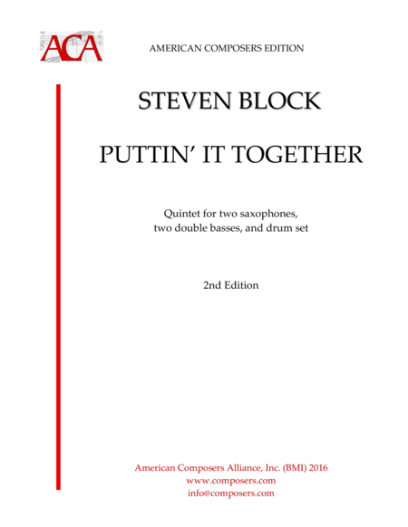 [Block] Puttin' It Together
