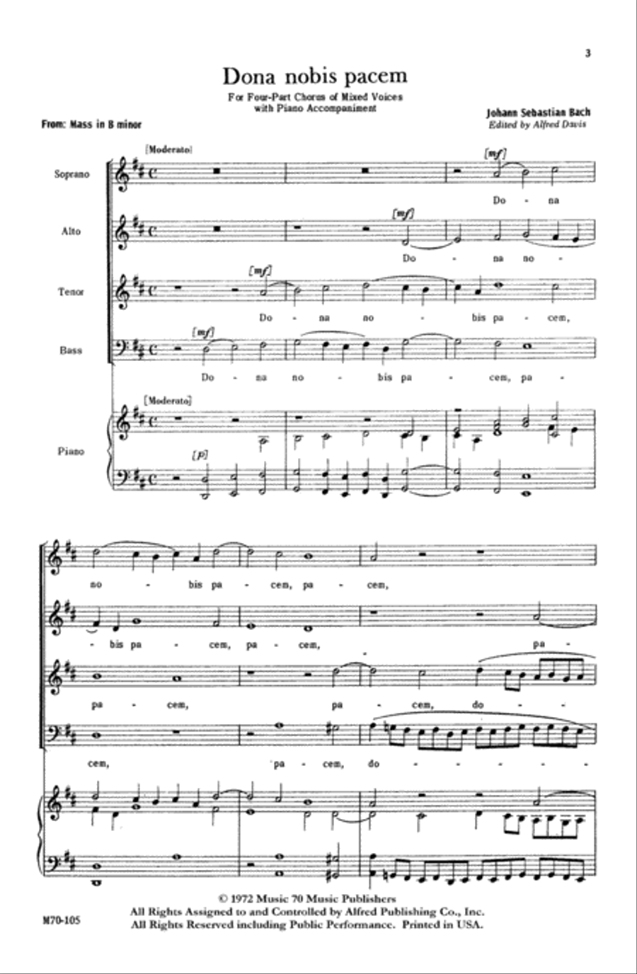 Dona Nobis Pacem 4-Part scores gallery preview page 12
