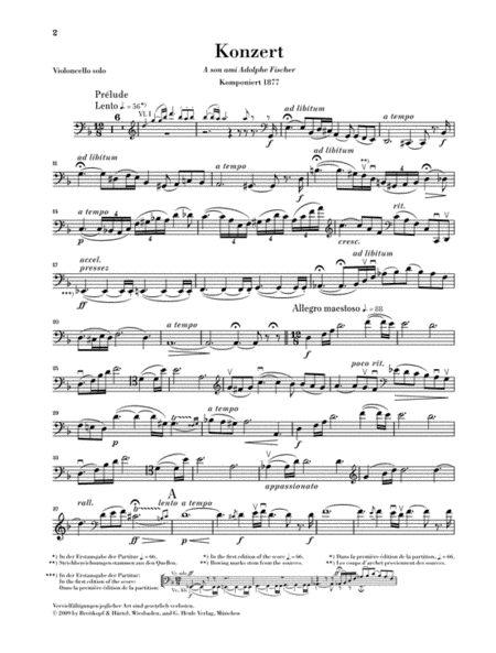Violoncello Concerto in D minor