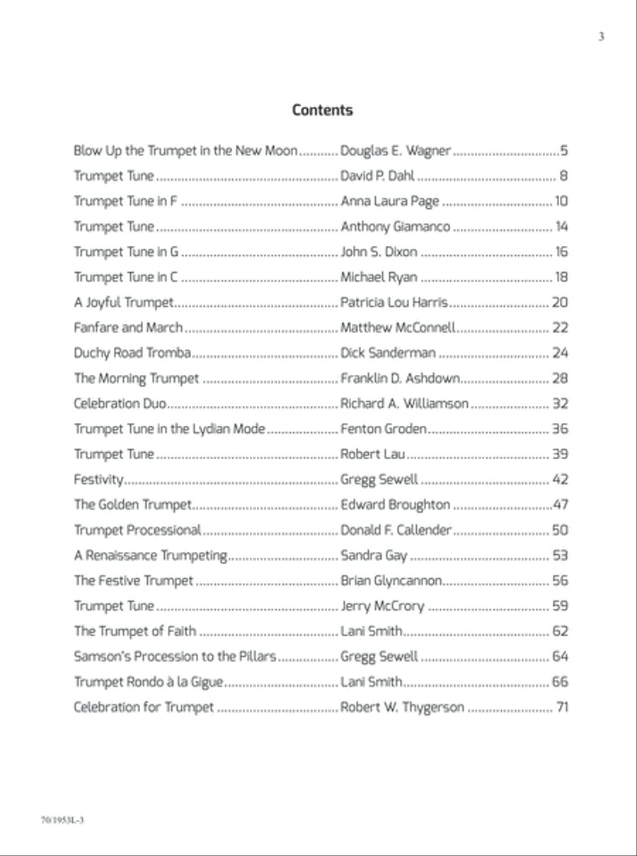 Sound the Trumpet Trumpet scores gallery preview page 3