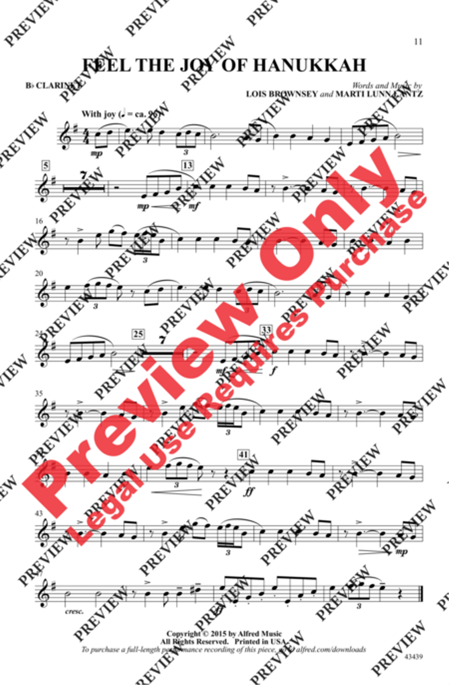 Feel the Joy of Hanukkah 2-Part scores gallery preview page 11