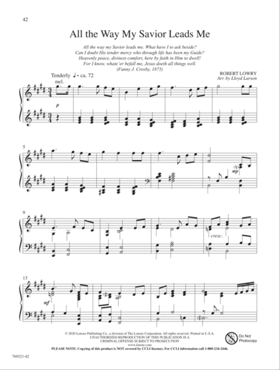 Ever in Joyful Song! Piano Solo scores gallery preview page 17