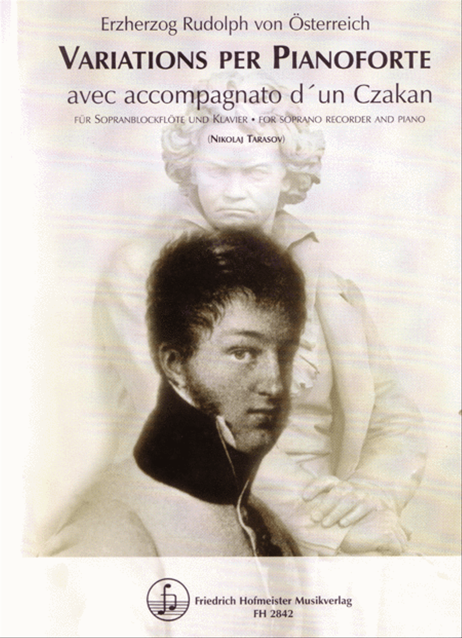 Variations per Pianoforte avec accompagnato d'un Czakan Soprano Recorder scores gallery preview page 1