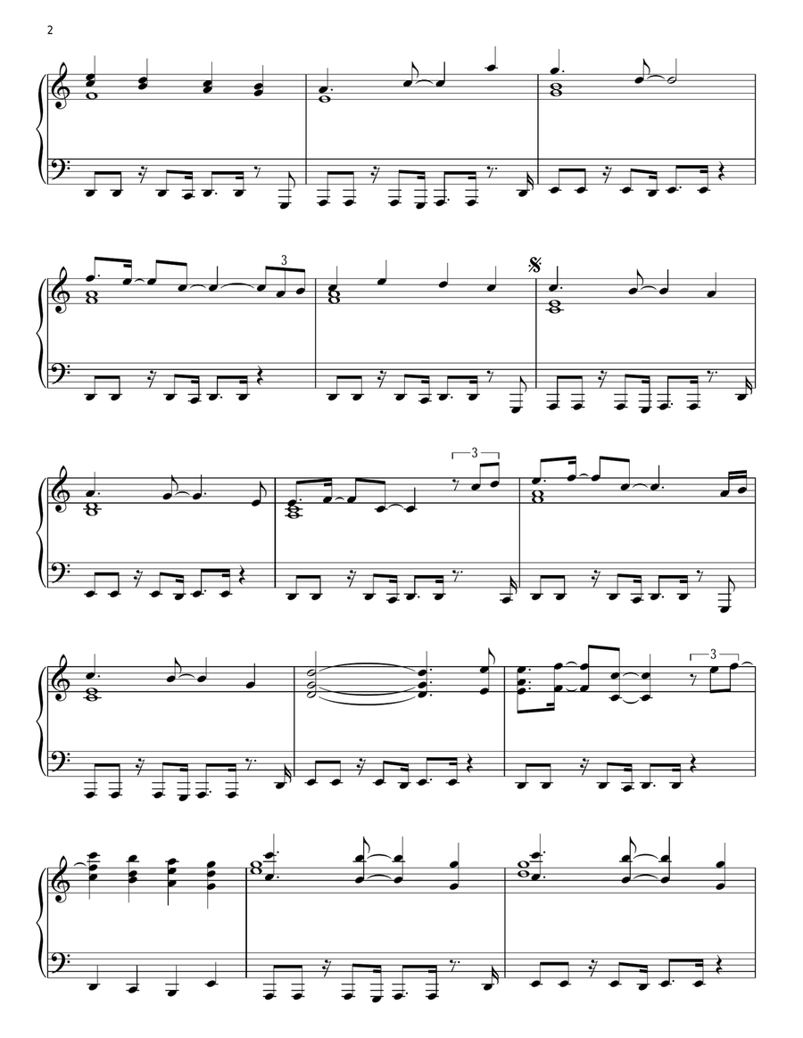 Not A Moment Too Soon Piano Solo scores gallery preview page 2
