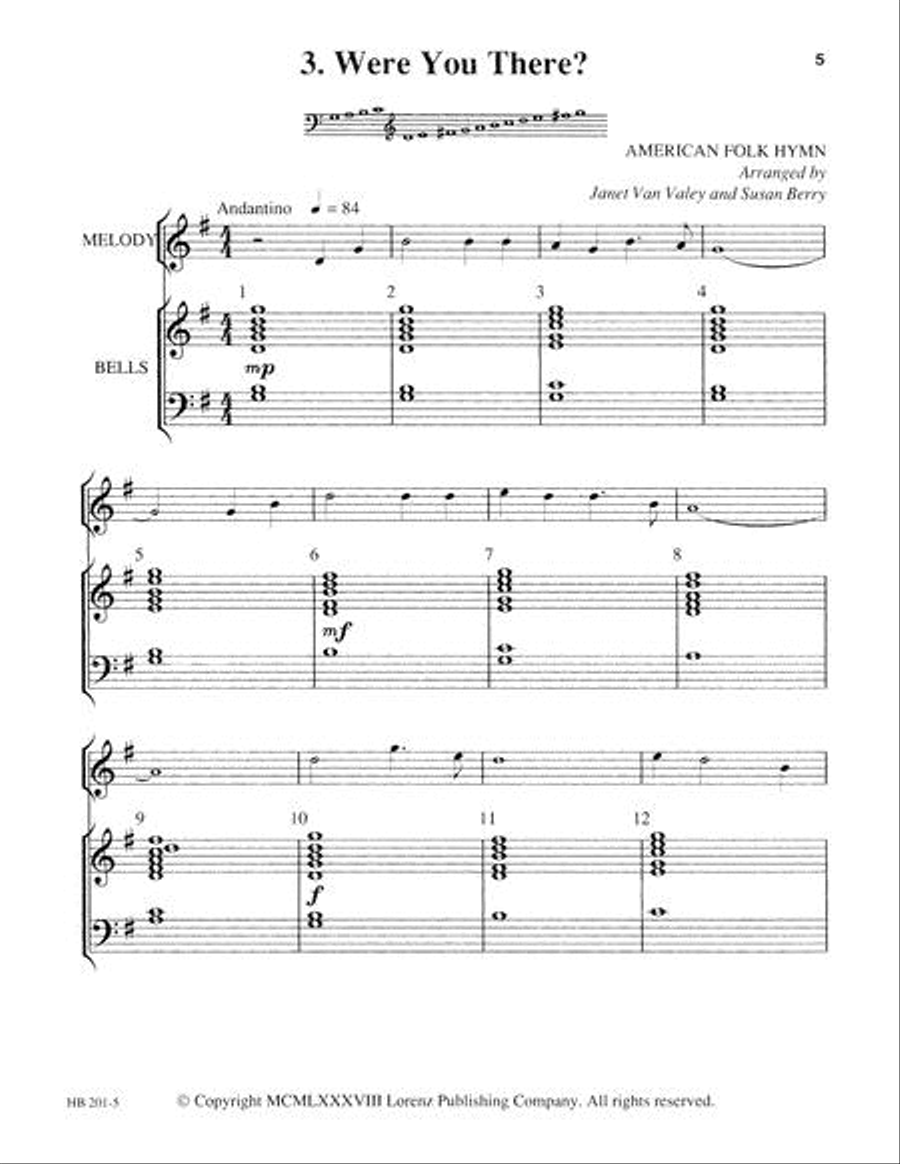 Learning to Ring Standard Hymns 2-Octaves scores gallery preview page 5