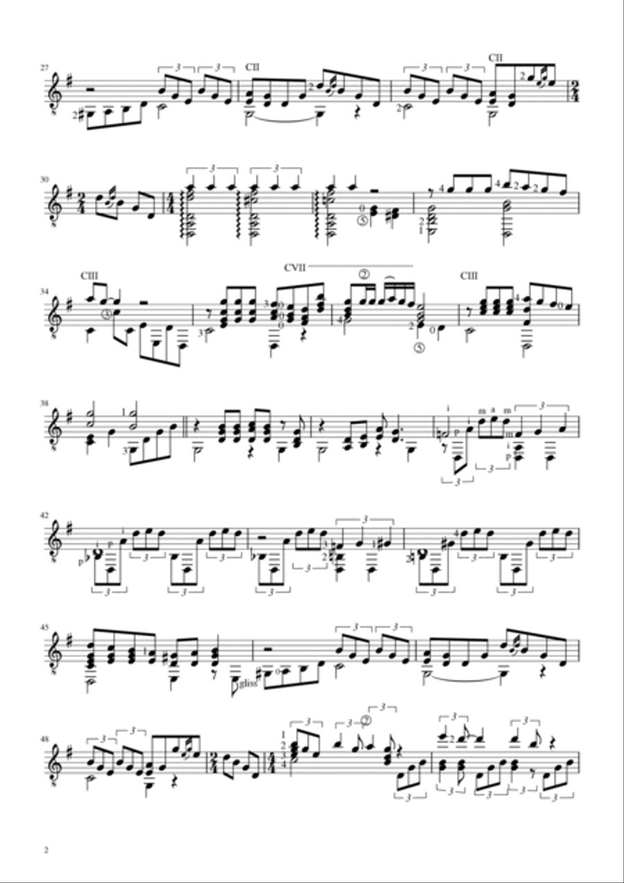 Strawberry Fields Forever Acoustic Guitar scores gallery preview page 4